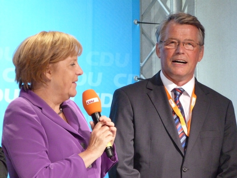 Bundestagswahl 2013: Sommertour Angela Merkel 19. Juli 2013 in St. Peter-Ording