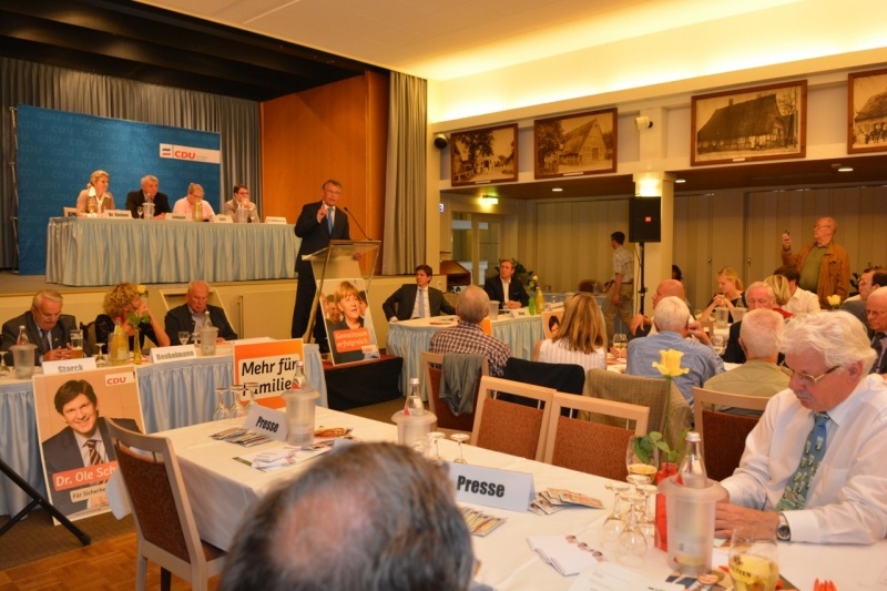 Bundestagswahl 2013: Sommertour Angela Merkel 19. Juli 2013 in St. Peter-Ording