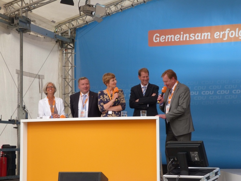 Bundestagswahl 2013: Sommertour Angela Merkel 19. Juli 2013 in St. Peter-Ording