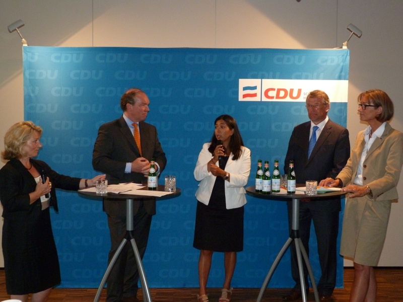 Bundestagswahl 2013: Sommertour Angela Merkel 19. Juli 2013 in St. Peter-Ording