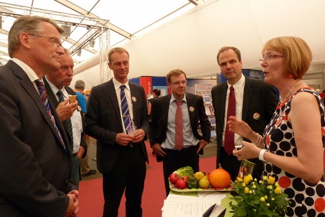 Bundestagswahl 2013: Sommertour Angela Merkel 19. Juli 2013 in St. Peter-Ording