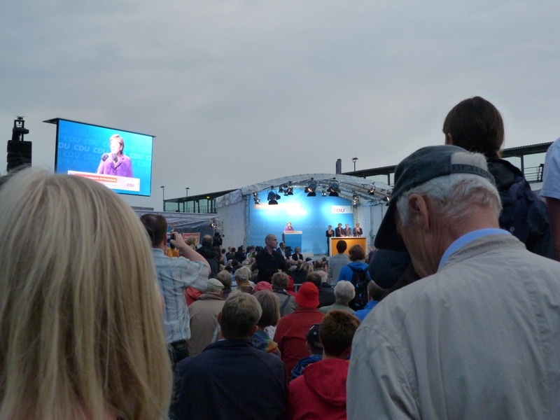 Bundestagswahl 2013: Sommertour Angela Merkel 19. Juli 2013 in St. Peter-Ording