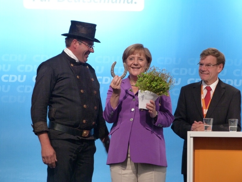 Bundestagswahl 2013: Sommertour Angela Merkel 19. Juli 2013 in St. Peter-Ording