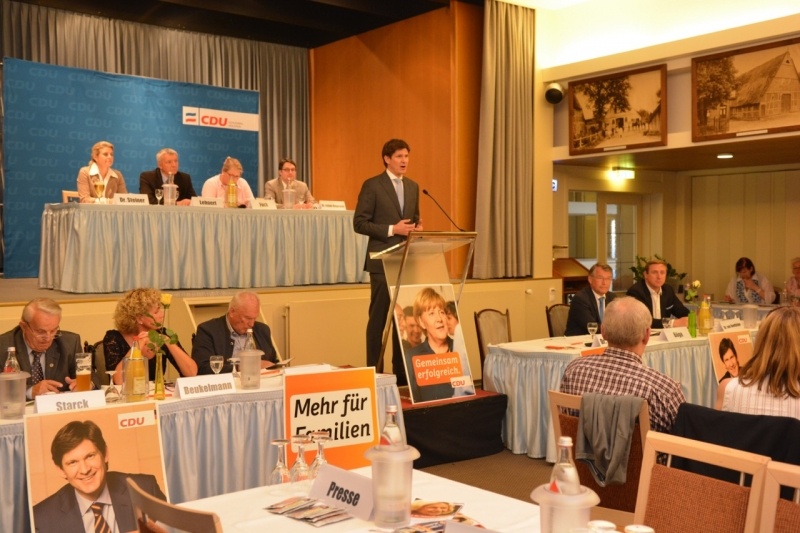 Bundestagswahl 2013: Sommertour Angela Merkel 19. Juli 2013 in St. Peter-Ording