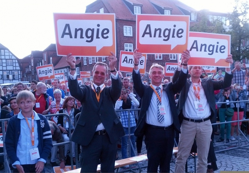 Bundestagswahl 2013: Sommertour Angela Merkel 19. Juli 2013 in St. Peter-Ording