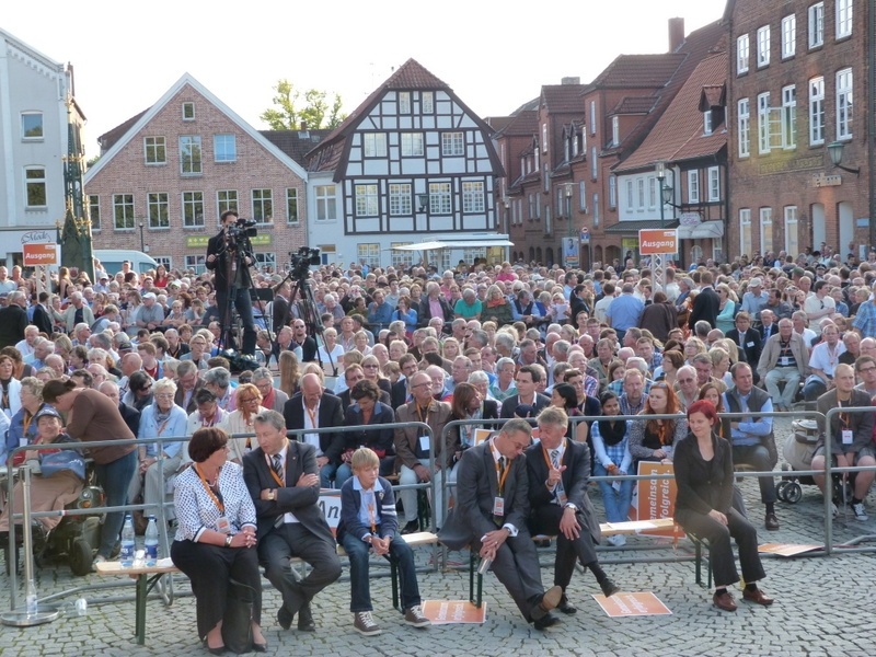 Bundestagswahl 2013: Sommertour Angela Merkel 19. Juli 2013 in St. Peter-Ording