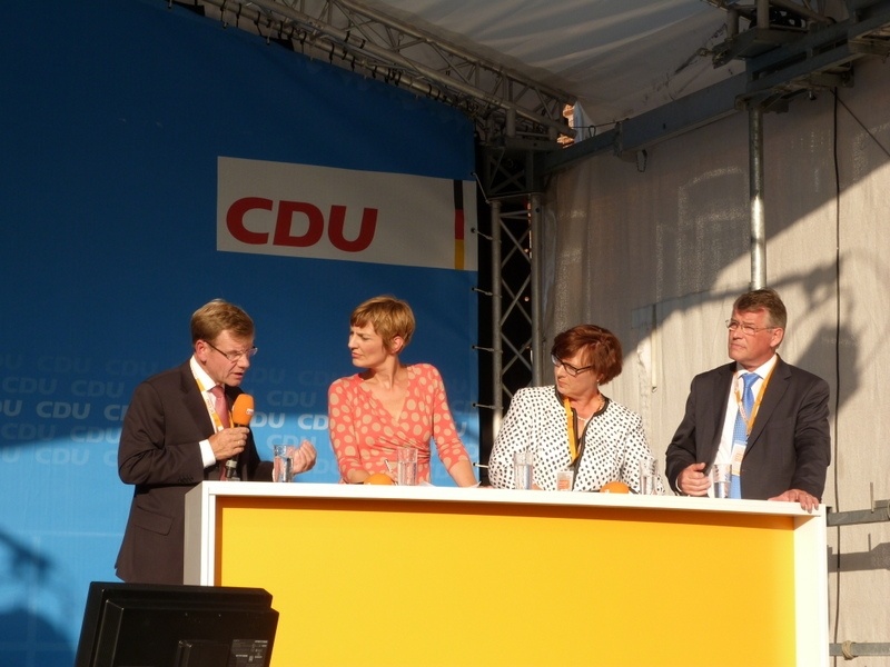 Bundestagswahl 2013: Sommertour Angela Merkel 19. Juli 2013 in St. Peter-Ording
