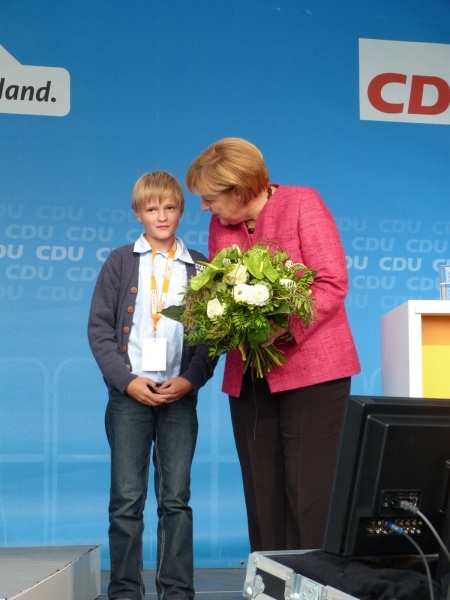 Bundestagswahl 2013: Sommertour Angela Merkel 19. Juli 2013 in St. Peter-Ording