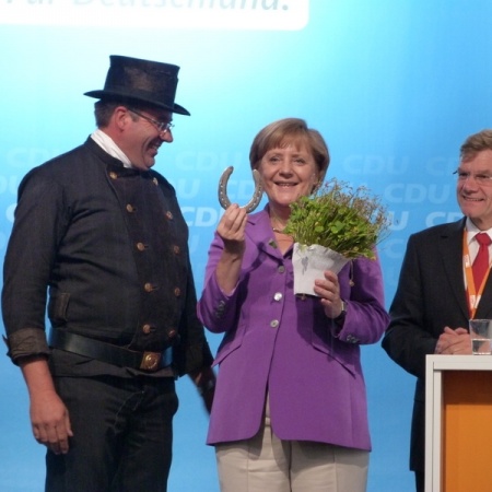 Bundestagswahl 2013: Sommertour Angela Merkel 19. Juli 2013 in St. Peter-Ording