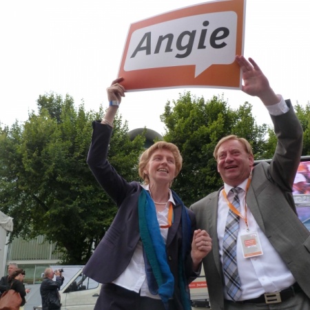 Bundestagswahl 2013: Sommertour Angela Merkel 19. Juli 2013 in St. Peter-Ording