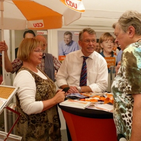 Bundestagswahl 2013: Sommertour Angela Merkel 19. Juli 2013 in St. Peter-Ording
