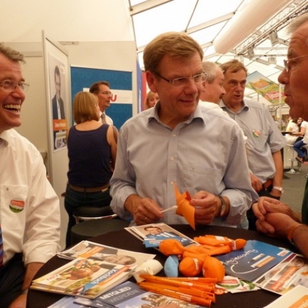 Bundestagswahl 2013: Sommertour Angela Merkel 19. Juli 2013 in St. Peter-Ording