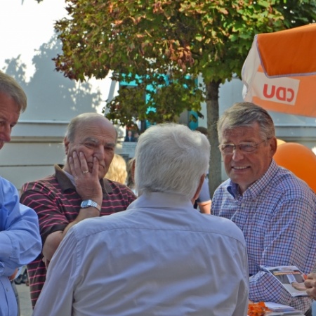Bundestagswahl 2013: Sommertour Angela Merkel 19. Juli 2013 in St. Peter-Ording