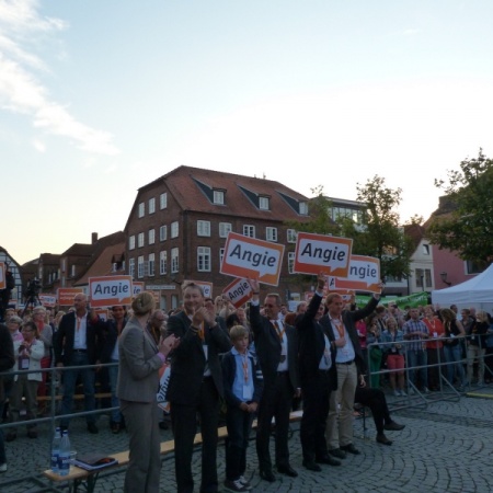 Bundestagswahl 2013: Sommertour Angela Merkel 19. Juli 2013 in St. Peter-Ording