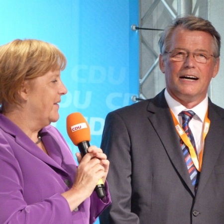 Bundestagswahl 2013: Sommertour Angela Merkel 19. Juli 2013 in St. Peter-Ording