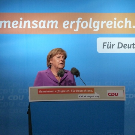 Bundestagswahl 2013: Sommertour Angela Merkel 19. Juli 2013 in St. Peter-Ording