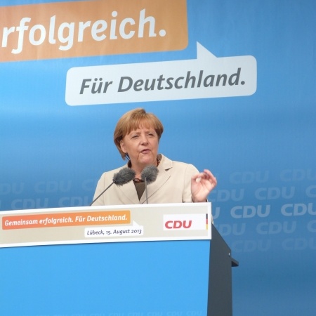 Bundestagswahl 2013: Sommertour Angela Merkel 19. Juli 2013 in St. Peter-Ording