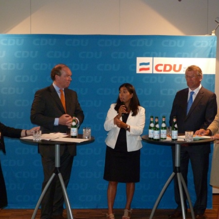 Bundestagswahl 2013: Sommertour Angela Merkel 19. Juli 2013 in St. Peter-Ording